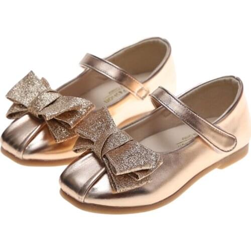 Skoex Kids Fashion Casual Flat Shoes Girls Adorable Bows Princess Shoes Ballerina Slip-on Little Girls/big Kid Party Dress Shoe