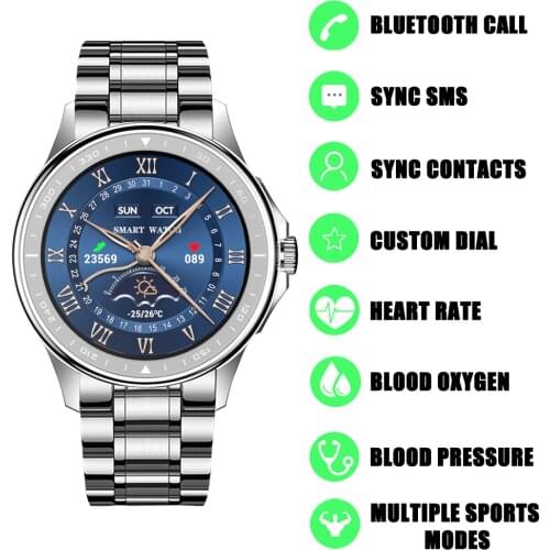 SERVO Smart Watch Men Bluetooth Call Watches Waterproof Fitness Bracelet Tracker ECG Smartwatch For Android Apple Huawei Xiaomi