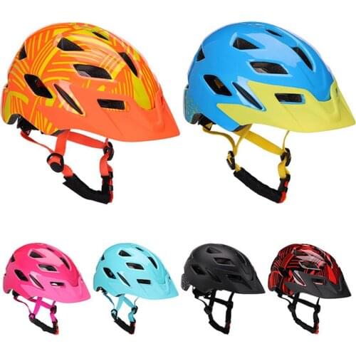 Ultralight Kids Bike Helmets Bicycle Lightweight Cycling Skating Sport Helmet with Safety Light casco ciclismo cap 2020 NEW