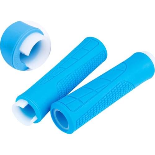 Single Lock Bicycle Grips Lightweight Bike Handlebar Grip Set Mountain MTB Road Sturdy Handlebar 22.2mm Cycling Grips Part