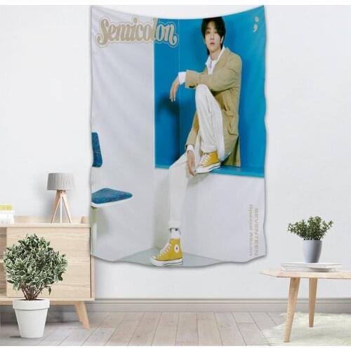 High Quality Seventeen THE8 Tapestry Wall Hanging Tapestries Cloth Fabric Print For Living Room Decorative Wall Blanket 0512