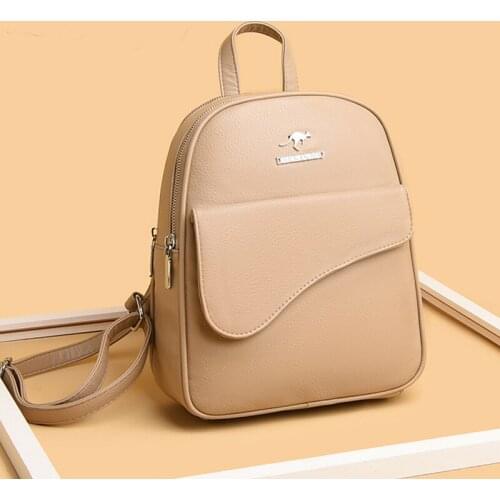 Summer Back Pack 2021 Women Leather Backpacks Ladies Travel Backpack New Ladies School Bags for Teenage Girls Bagpack Sac A Dos