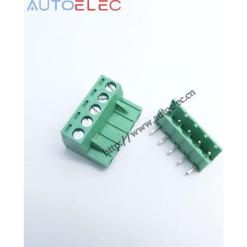 100sets 5Pin 5.08mm Pcb Electrical Screw Terminal Block Connector phoenix contact blocks relay Terminal Electrical electrical