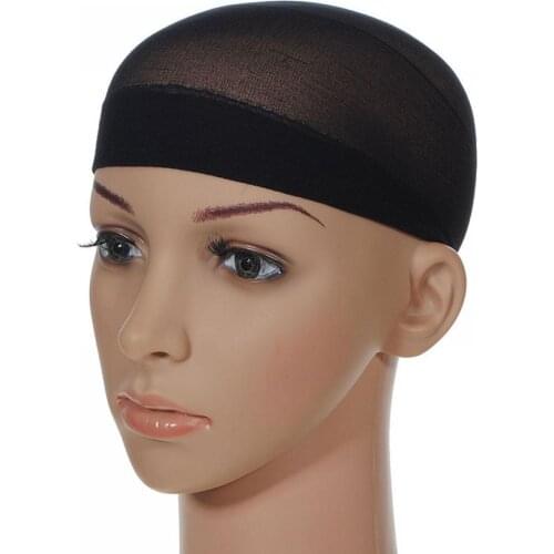 2 Pcs/Pack High Quality Wig Cap Hair Net For Weave Hair Wig Nets Stretch Mesh Wig Cap For Making Wigs Hair Care Free Size