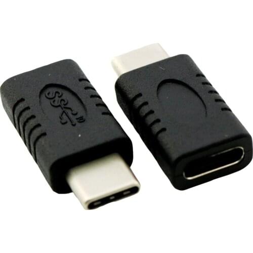 10x USB 3.1 Type-C Female To Male Plug Extension Connector Adapter Type C Male to Female for Laptop /Tablet /Mobile Phone