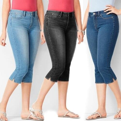 AisiyiFushi Women's Cropped Jeans