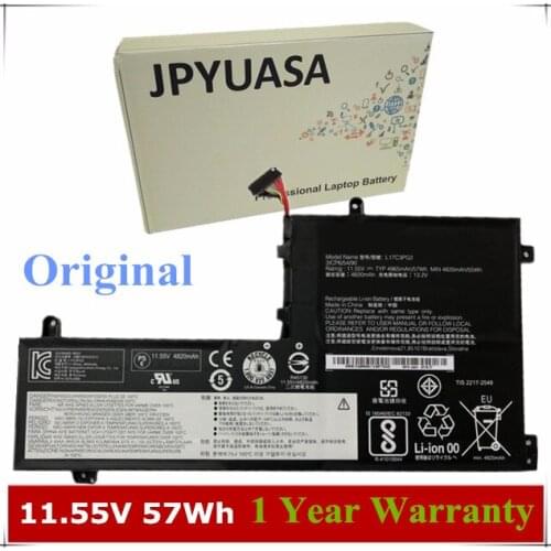 7XINbox 11.55V 57Wh 4965mAh Original L17C3PG2 Laptop Battery For Lenovo Y530-15ICH L17C3PG2 L17M3PG1