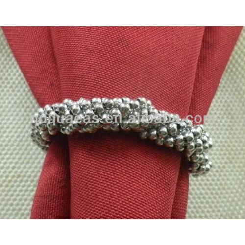 Aliexpress acrylic napking ring with polybag