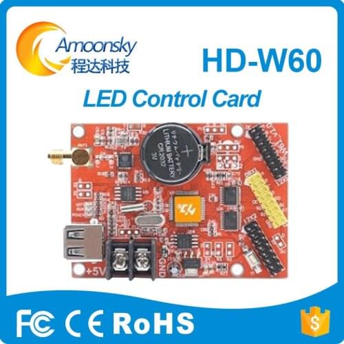 Wifi and u disk card wifi led controller wireless remote control w60