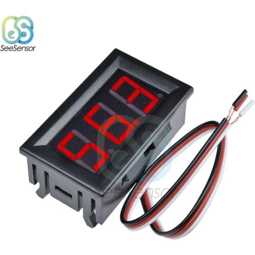 DC 0V to 99.9V Mini Digital Voltmeter LED Voltage Meter Display Red Green Blue Low Power Panel Meter