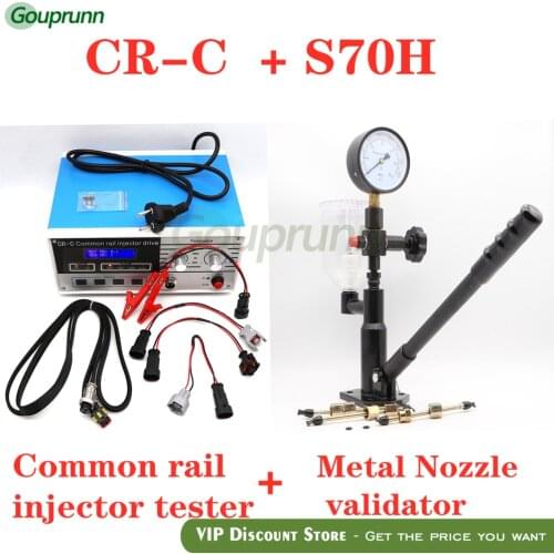 CR-C multifunction diesel common rail injector tester + S70H Nozzle Validator,Common rail Injector tester tool
