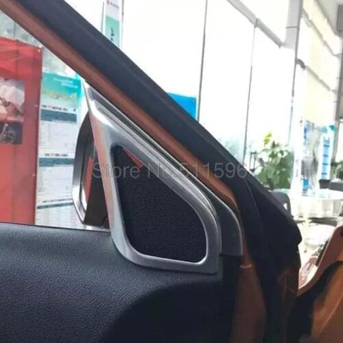 For Suzuki Vitara Escudo 2015 2016 2017 Decorative Frame Trim Door Speakers Abs Matte Within The Front Triangle Sequins 2pcs