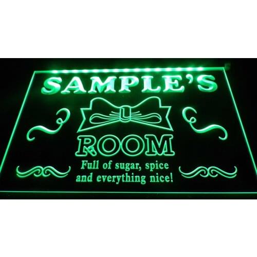 DZ006- Name Personalized Custom Girl Princess Room Bar Neon Sign hang sign home decor crafts