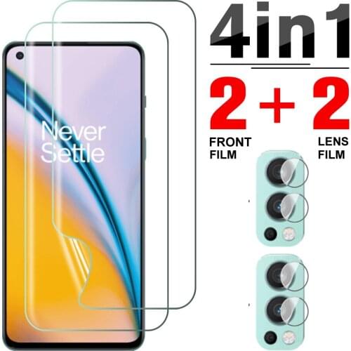 Full Cover Hydrogel Film For OnePlus Nord 2 5G HD Protective Film For 1+Nord2 One Plue Nord CE N10 5G N100 Camera Lens Protector
