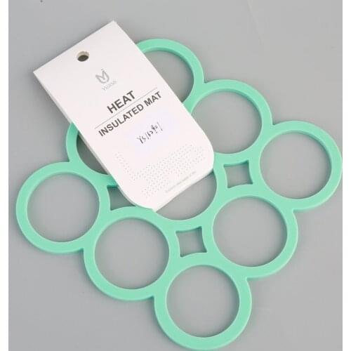 HOT Flower Type/Nine Hole Hollow Insulation Coaster Pads Table Bowl Mats Home Decor Heat Resistant Placemat For Dining Table