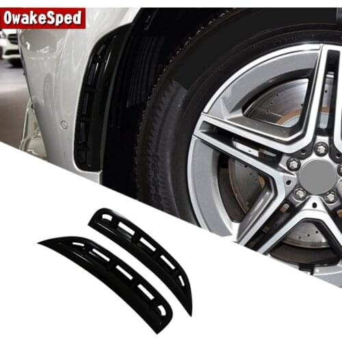 Car Styling Front Bumper Wheel Eyebrow Decorative Stickers Trim For Mercedes Benz GLE W167 2020 Automotive Exterior Accessories