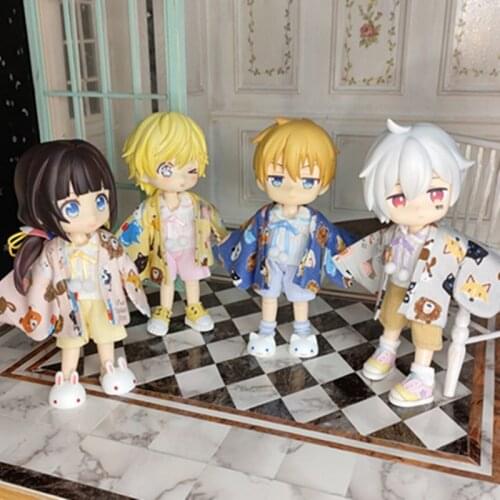 Ob11 p9 animal park baby clothes doll clothes suit coat+shirt+pant doll accessories