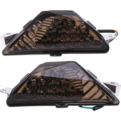 DHBH-Motorcycle Front Turn Signals Blinker Indicator Led Light Lamp for Kawasaki Ninja 250 400 2018 2019