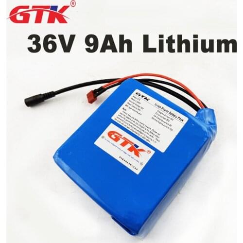 36v 10Ah Customized rechargeable lithium ion battery 18650 battery pack for 500w wheelchair motorcycle E-bike with BMS+2Acharger