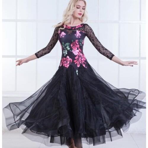 Ballroom dress waltz modern dance dress ballroom dance competition dresses standard ballroom dancing clothes tango dress