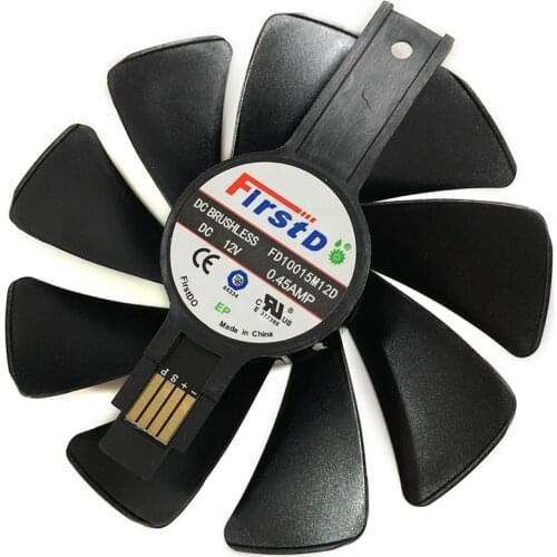 RX 580/480/470/570 100MM 0.45AMP FD10015M12D GPU Cooler Fan For Sapphire RX480 RX470 RX580 RX570 NITRO VGA Cards Cooling