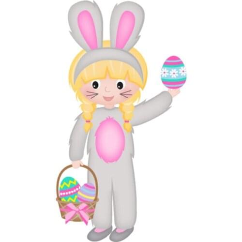 Bunny Girl Easter New Cutting Dies 2020 For Scrapbooking knives mold for cutting Crafts Die