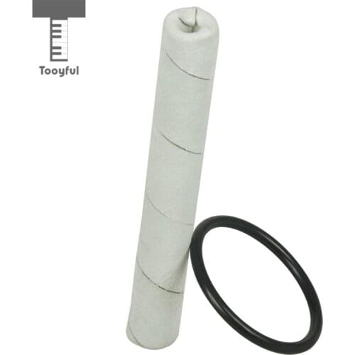 Tooyful Suede Mallet +Rubber O-Ring Kit for Playing Quartz Crystal Singing Bowl