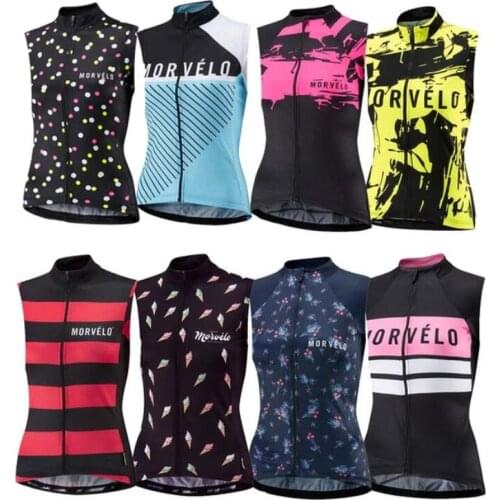 Morvelo Women cycling jersey vest 2021 Mountain Bike sleeveless jersey Maillot Bicycle downhill Shirt Cycling Clothing