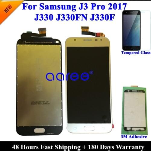 Brightness Adjust LCD Screen For Samsung J3 Pro 2017 J330 LCD For Samsung J3 2017 J330 Display Touch Screen Digitizer Assembly