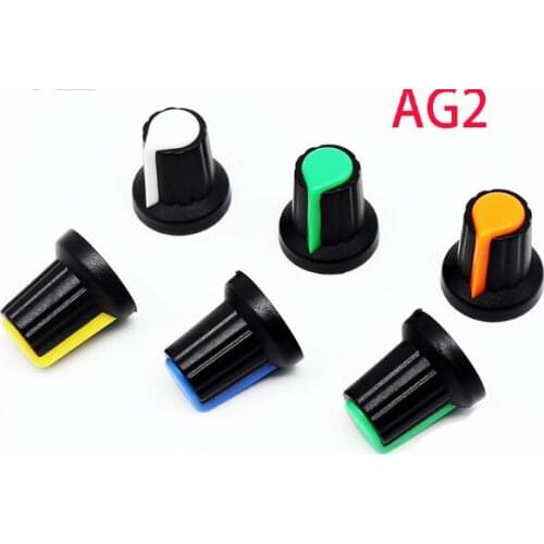 100PCS/LOT AG2 AG3 WH148 knob potentiometer cap AG2 type plastic knob quunx handle 15X17mm switch cap