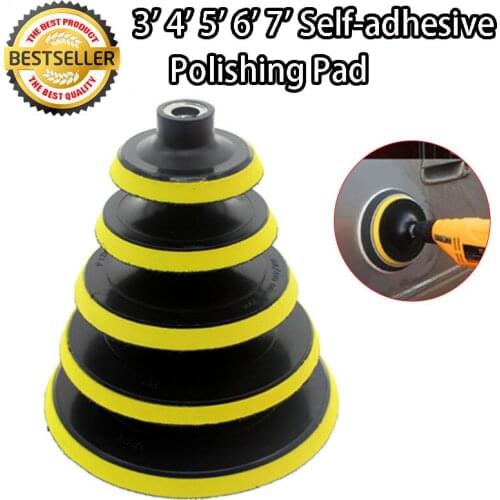 1x Universal Car Polish Pad kit 3/4/5/6'' Soft Wool Machine Waxing Polisher Car Polishing Discs Accessories Cleaning Goods