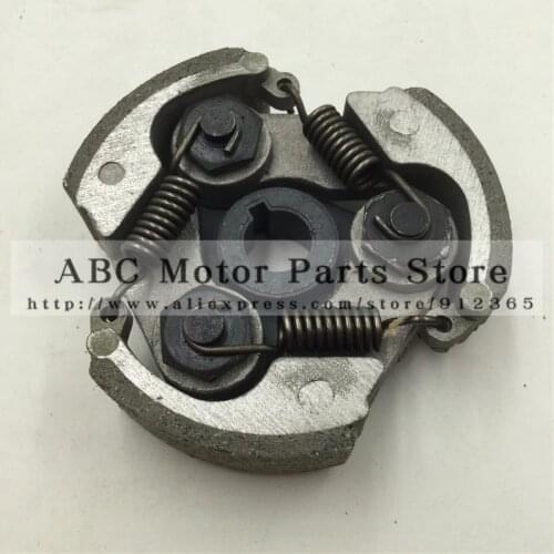 2 Stroke Aluminum clutch pads springs for 47cc 49cc gas minimoto pocket bike mini dirt bike crosser quad atv motorcycle