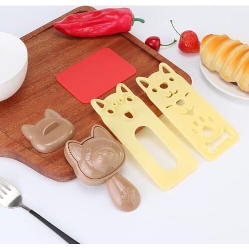5pcs/Set Cute Dog Sushi Nori Rice Ball Mold Kitchen DIY Bento Press Maker Japanese Sushi Cooking Tools Kitchen Tools