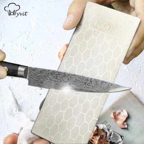 Diamond Knife Sharpener Sharpening Stone 400# 1000# 600# Ultra-thin Honeycomb Knife Whetstone Kitchen Grindstone Cutter Tool Set
