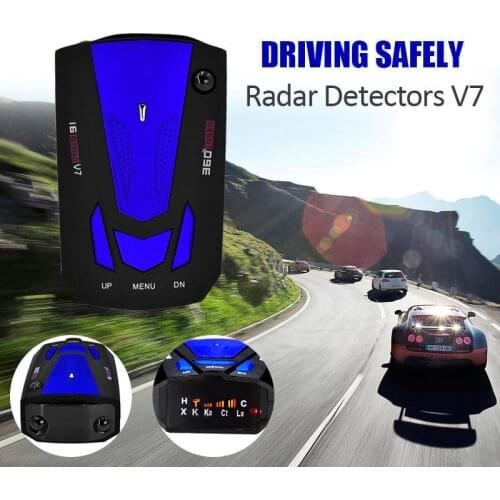 ANSTAR Radar Detector Flow Velocity Radar For Car For Russia English Anti Radar 200m Alert Alarm Warning 16 Band LED Display
