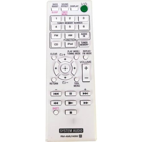 Used Original RM-AMU149W for SONY Audio System Remote Control cmt-v10ipw cmt-v10ip cmt-v10ip/CA cmt-v10ip/Z