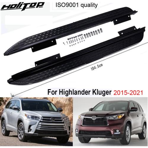 Running board side step side nerf bar For Toyota Highlander Kluger 2015-2020,from ISO9001 factory,recomended