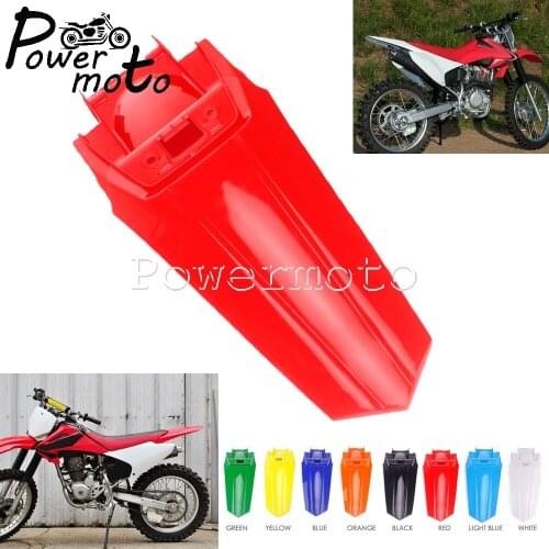 For Honda CRF230F 2020 8 Colors Supermoto ABS Plastic Dirt Bike Rear Fender Mud Guard Motocross Bodywork Fairing Mudguard