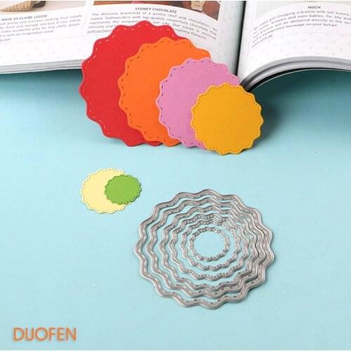 070215 6pcs circle tags Stencils metal cutting dies for DIY papercraft project embossing Scrapbooking Scrapbook Paper Album