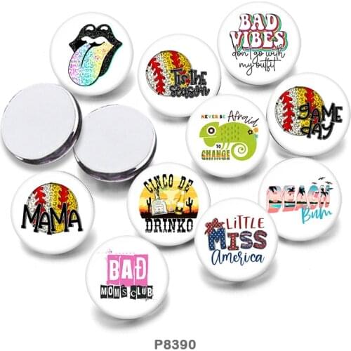 Pattern 12mm/18mm/20mm/25mm/30mm Round Glass Cabochon Flat Back Making Findings P8390