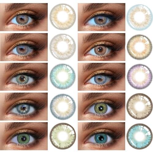 3Tones NordicLight Natural Color Contact lenses Soft Contact lens Beautiful Pupil Makeup for Eyes