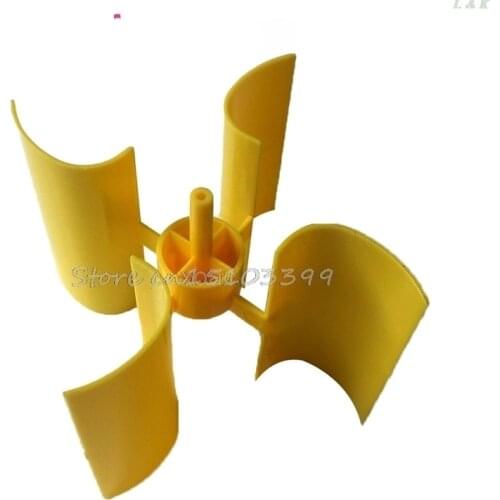Mini Wind Turbine Blade Vertical Axis Micro-generator Blades Small Set New M12 dropship