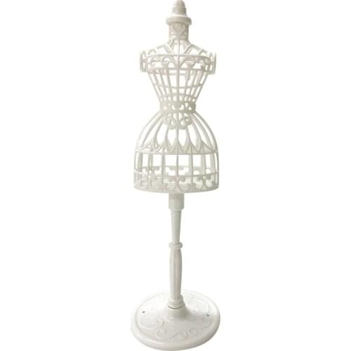 Girls Mannequin Fantasy Doll Display Holder Dress Clothes Gown Hollow Model hanger Stand Rack Holder for Barbie Dolls