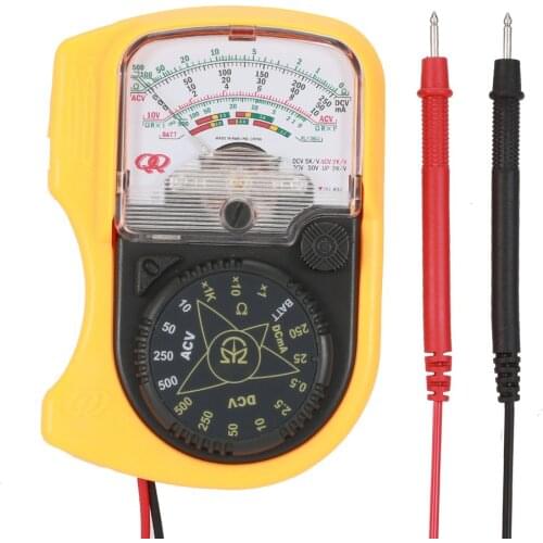 NEW QQ2.0 Hand-hold Pocket Pointer Analog Multimeter AC/DC Voltmeter Mechanical Ammeter Current Voltage Resistence Tester Meter