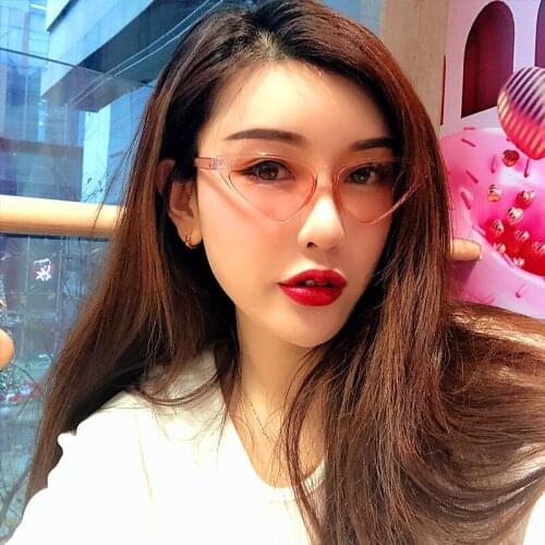 Cat Eye Sunglasses for Women Classic Fashion Triangle Shade Glasses Driving Decorative Sun Glasses Famous Brand Designer Eyewear