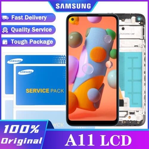 Original 6.4'' for SAMSUNG Galaxy A11 A115F A115F/DS LCD Display Touch Screen Digitizer Assembly Repair Parts