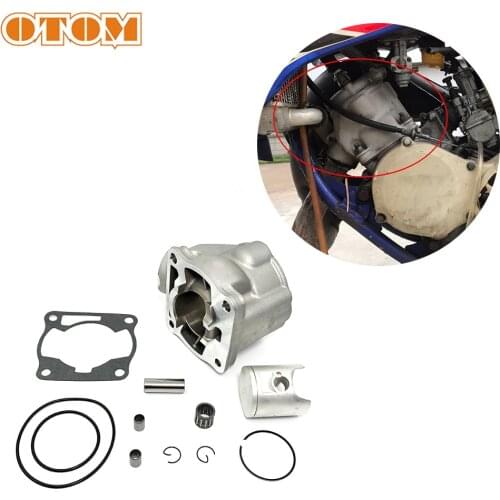 OTOM Motocross Cylinder Block Piston Ring Pin Sealing Pad Gasket Kit For YAMAHA YZ80 YZ85 02-14 Motorcycle Engine Part Dirt Bike