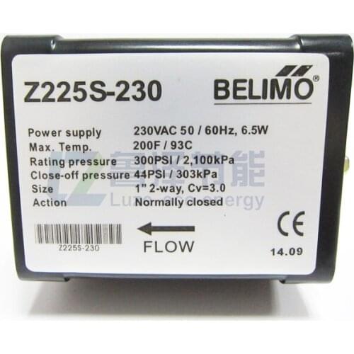Z220S-230 Z225S-230 two fan coil electric valve solenoid valve