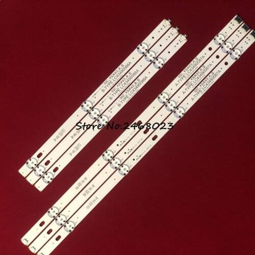 New LED strip SSC_43UK63_A SSC_43UK63_B LC43490087A LC43490088A LC434900874A LC43490085A LC43490084A for LG 43UJ6300 43UK6300PUE