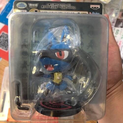 TOMY Genuine Pokemon Color Box Lucario MC Elf Action Figure Model Toy